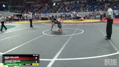 5A-120 lbs Cons. Semi - Dean Williams, Canby vs Conner Farlow, Hood River Valley
