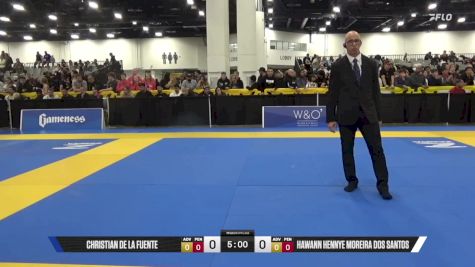 Hawann Hennye Moreira Dos Santos vs Christian De La Fuente 2025 World IBJJF Jiu-Jitsu No-Gi Championship