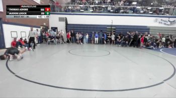 85 lbs Champ. Round 2 - Jaxson Loock, Raft River Wrestling vs Thomas Adkins, Middleton Wrestling Club