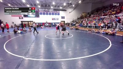 Quarterfinal - Jayce Henderson, Sage Valley Jr High vs Karson Jelinski, Johnson Junior High