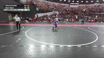 100 lbs Cons. Round 5 - Sully Mills, Wrightstown vs Vance Williams, Pulaski Wrestling Club