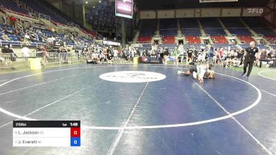 215 lbs Cons 32 #2 - Landon Jackson, SC vs Jacob Everett, MI