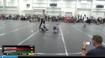 48 lbs Finals (2 Team) - Gavin Saxton, 84 Athletes vs Sawyer Oakes, ACES