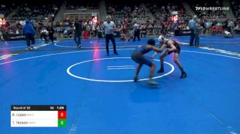 82 lbs Prelims - Anthony Lopez, NM Gold vs Treshaun Tecson, Team Tulsa WC