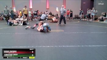 80 lbs Quarterfinals (8 Team) - Christian West, Untouchables vs Bodie Swords, MO Outlaws Black