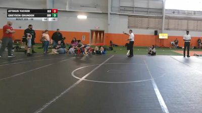 48 lbs 1st Place Match - Attikus Tucker, Hobbs Elite Wrestling vs Greyson Grunden, Defiance Relentless Wrestling