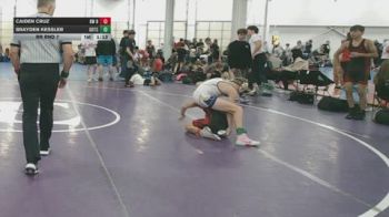 90 lbs Rr Rnd 7 - Caiden Cruz, BW Barn - BHSE vs Brayden Kessler, Team Gotcha - BHSE