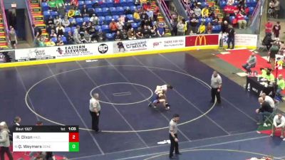 140 lbs Round Of 16 - Rory Dixon, Hazleton vs Quinn Weymers, Donegal