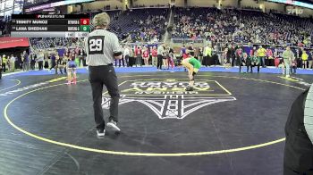 Girls-110 lbs 7th Place Match - Trinity Munoz, Voyageur College Prep Girls vs Lana Sheehan, Grayling Hs Girls