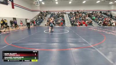 185 lbs Cons. Semi - Hope Elliott, Frisco Centennial (Girls) vs Damaris Marroquin, Keller Timber Creek (Girls)