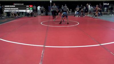 74 lbs 5th Place - Asher Burke, Etters vs Kayson McQuate, Jonestown