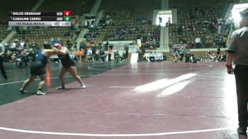 6-7A 235 1st Place Match - Khloe Henshaw, Gulf Shores vs Caroline Cerro, Auburn