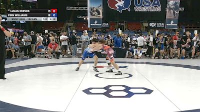 132 lbs Champ. Rd Of 64 - Lucas Reeves, Pennsylvania vs Finn Williams, Nebraska