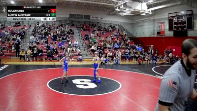 58-61 lbs Round 1 - Nolan Cole, EF vs Austin Austraw, Derry