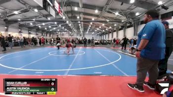 126 lbs Cons. Semi - Noah Cuellar, 806 Takedown Wrestling vs Austin Valencia, James Bowie High School Wrestling