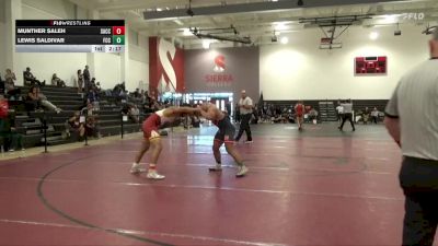 184 lbs Placement Matches (16 Team) - Lewis Saldivar, Fresno City College vs Munther Saleh, Sac City