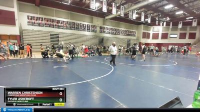 117 lbs Champ. Round 2 - Warren Christensen, Champions Wrestling Club vs Tyler Ashcroft, Olympus Wrestling