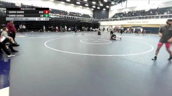 141 lbs Quarterfinal - Jason Saenz, Mt. San Antonio College vs Chris Garza, Lemoore College