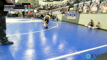 67 lbs Rr Rnd 1 - Kasen Shouse, Cowboy Wrestling Club vs Jayce Clark, Team Nomad