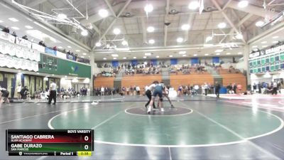 175 lbs Cons. Round 4 - Santiago Cabrera, Slam Academy vs Gabe Durazo, San Marcos