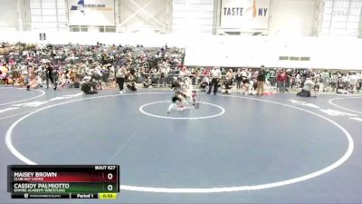 53-55 lbs Round 2 - Cassidy Palmiotto, Empire Academy Wrestling vs Maisey Brown, Club Not Listed