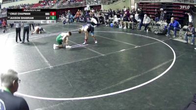 112 lbs Champ. Round 1 - Cruz Chapman, MWC Wrestling Academy vs Jaxson Shabram, O`Neill Leprechaun Wrestling