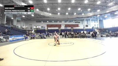 108 lbs Semifinals (4 Team) - Michael Perez-Palacios, Farmingdale Sr High vs Josh Knapp, Horseheads Sr HS