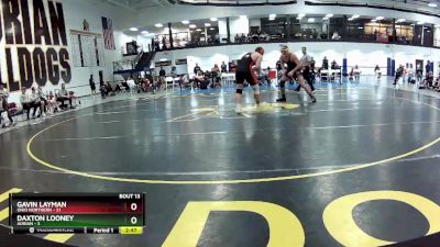 197 lbs Round 5 (6 Team) - Daxton Looney, Adrian vs Gavin Layman, Ohio Northern