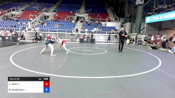 127 lbs Rnd Of 32 - Lynn Horn, Oklahoma vs Sophie Anderson, Kentucky