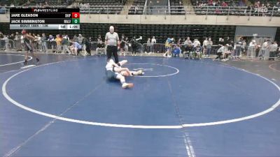 136 lbs Consi Of 8 #2 - Jake Gleason, Shippensburg vs Jack Simmington, Malvern