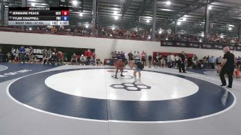 57 kg 5th Place Match - Jermaine Peace, Eagle Regional Training Center vs Tyler Chappell, Pittsburgh Wrestling Club