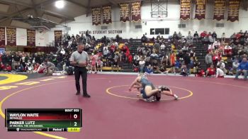 113 lbs Cons. Round 2 - Parker Lutz, St Micheal The Archangel vs Waylon Waite, Reynolds