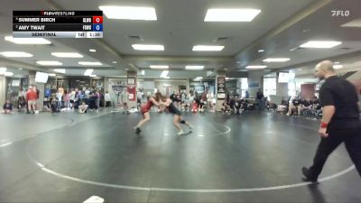 115 lbs Semifinal - Summer Birch, Sandpoint Legacy Wrestling Club vs Amy Twait, Fighting Squirrels Wrestling Club