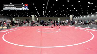 78 lbs Champ. Rd Of 16 - Ethan Salazar, 505 Wrestling Club vs Maddix Spencer, Keystone Kids Wrestling Club