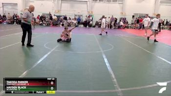 98 lbs Round 3 (8 Team) - Takoda Parker, Team Shutt Dethrone vs Hayden Black, 84 Athletes