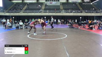 220 lbs Final - Nathan Lelionis, Barrington vs Xavier Nichols, Columbia