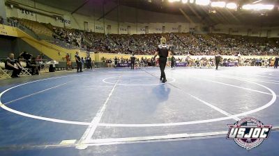 80 lbs Round Of 32 - Jonah Roberts, Tulsa Blue T Panthers vs Tyrion Williams, Claremore Wrestling Club