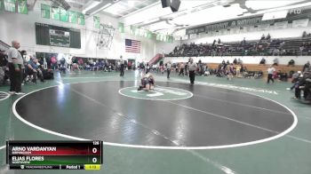 126 lbs Semifinal - Arno Vardanyan, Birmingham vs Elias Flores, Northview