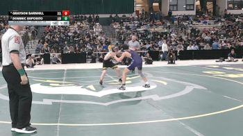 120-2A/1A 1st Place Match - Grayson Barnhill, South Carroll vs Dominic Esposito, Long Reach High School
