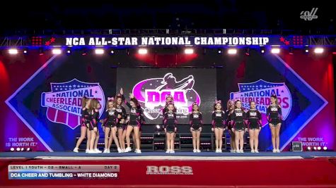 DCA Cheer and Tumbling - White Diamonds [2026 L1 Youth - D2 - Small - A Day 2] 2026 NCA All-Star National Championship