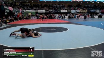 145 lbs 5th Place Match - Asher Bernick, Student Wrestling Development Program vs Corbin Lutz, Wasilla High School