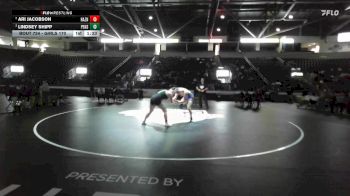 Girls 170 lbs 1st Place Match - Ari Jacobson, Hazen (Girls) vs Lindsey Shipp, Peninsula (Girls)