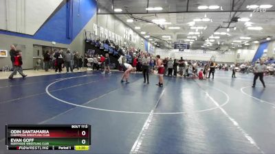 190 lbs Cons. Round 2 - Odin Santamaria, Champions Wrestling Club vs Evan Goff, Northside Wrestling Club