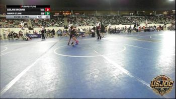 50 lbs Consolation - Leilani Ingram, Team Of Hard Knox vs Amavi Cline, Coweta Tiger Wrestling