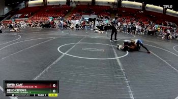 80 lbs Cons. Round 2 - Geno Crooks, Parkersburg Cougars vs Owen Clay, Anchor Bay Wrestling Club