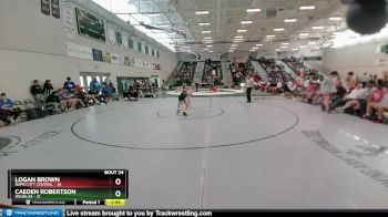 126 lbs Round 6 (8 Team) - Logan Brown, Rapid City Central vs Caeden Robertson, Douglas