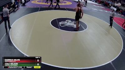 Cons. Round 1 - Darrius Helms, South Sioux City vs Cole Nelson, Lincoln Southwest