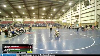 85 lbs Round 1 (6 Team) - Lauren Echeverria, Oregon vs Caydence Aagard, Idaho