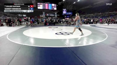 138 lbs Cons. Sub-quarters - Collier Hartman, PA vs Garrett VerHeecke, IL