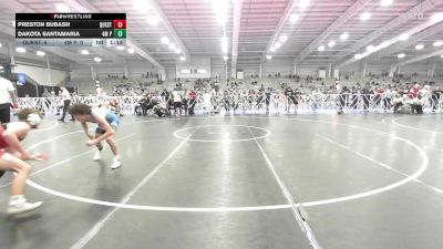 113 lbs Quarterfinal - Preston Bubash, Quest School Of Wrestling Gold vs Dakota Santamaria, 4M Power